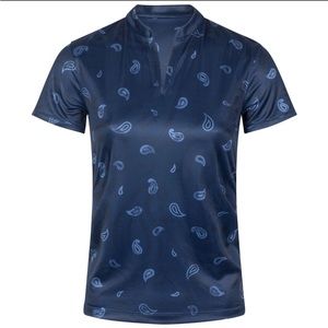 Nike Women's Dri-FIT Victory Paisley Printed Golf V Neck